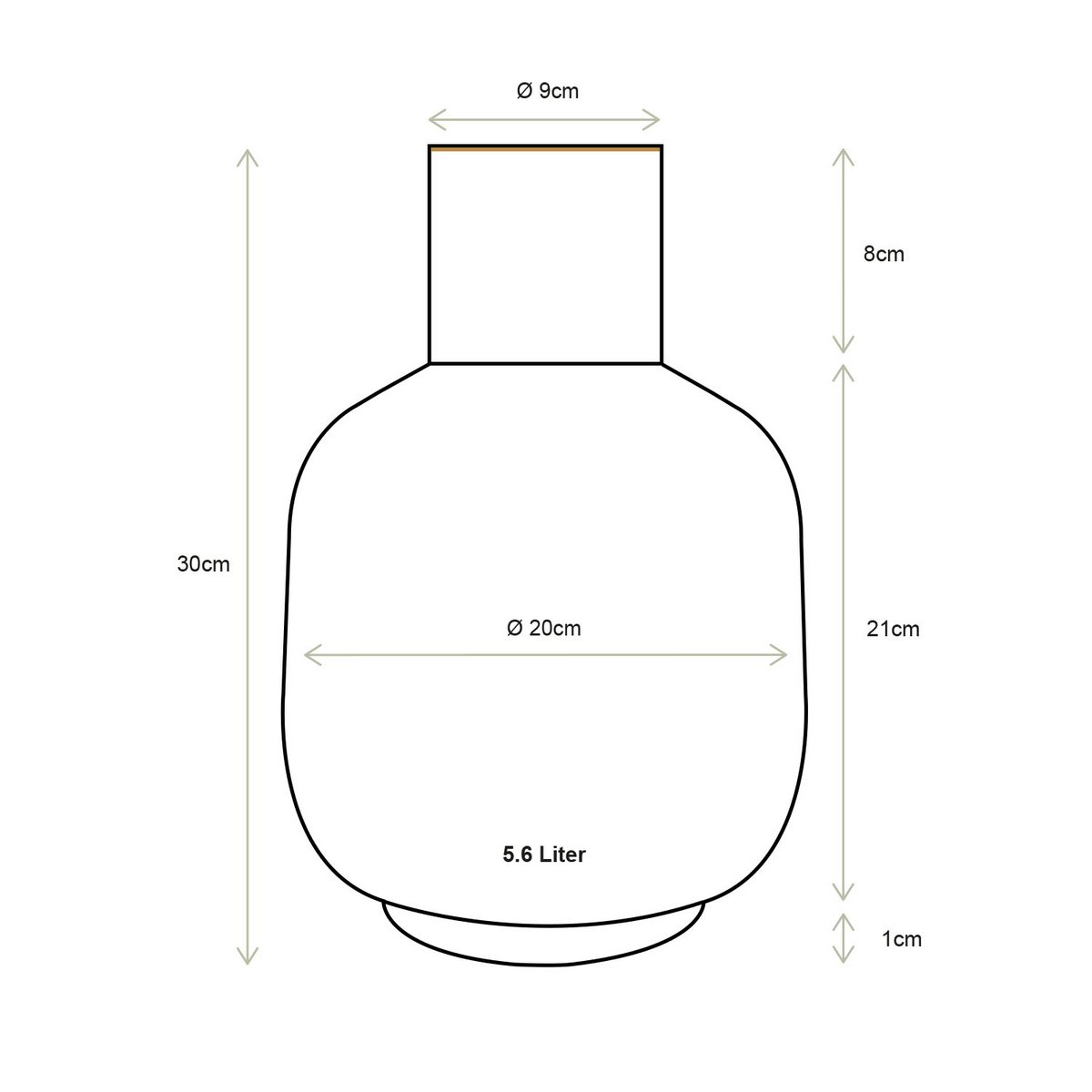 Vaas Delft blauw/wit