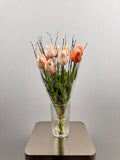 Bosje tulpen perzik